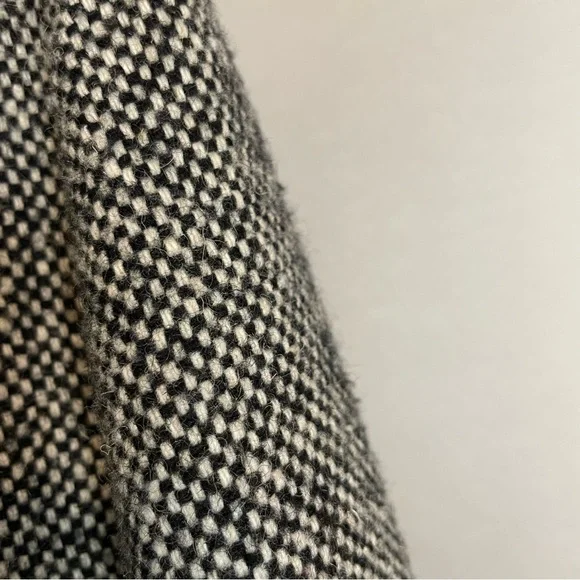 Vintage Coat Women‎ Gray Car Coat Button-Up Pockets Fall Winter Lined Classic - Picture 9 of 13